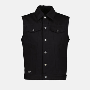 Veste en jean sans manches