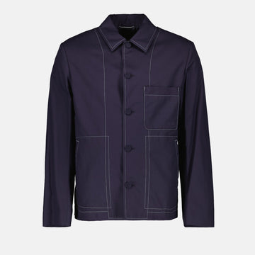Veste à surpiqûres