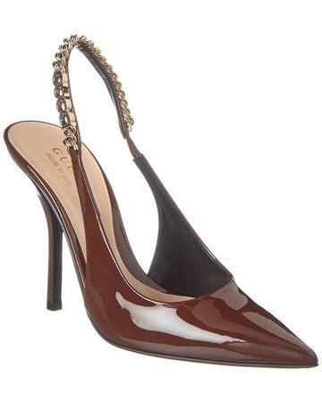 Gucci Signoria Patent Slingback Pump