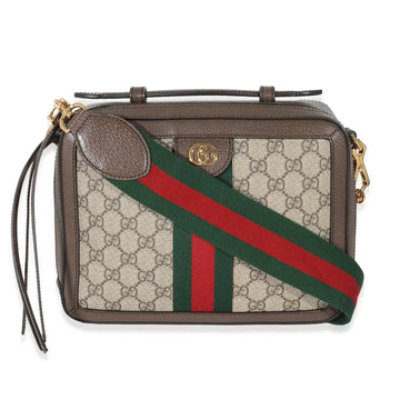 GUCCI - GG Supreme Web Ophidia Top Handle Bag