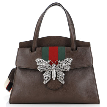 GUCCI Totem Top Handle Bag Leather Medium