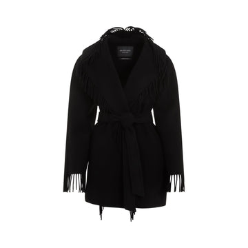 Balenciaga Fringe Jacket Women