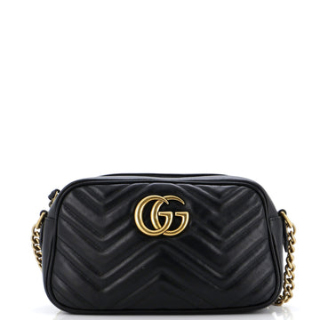 EC Marmont Shoulder Bag Matelasse Leather Small