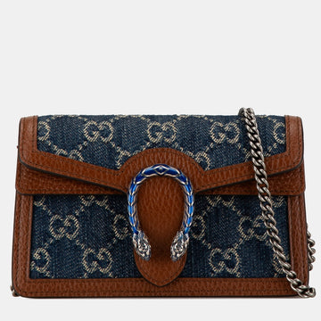 Super Mini GG Denim Dionysus Crossbody