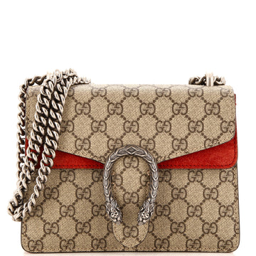 GUCCI Dionysus Bag GG Coated Canvas Mini