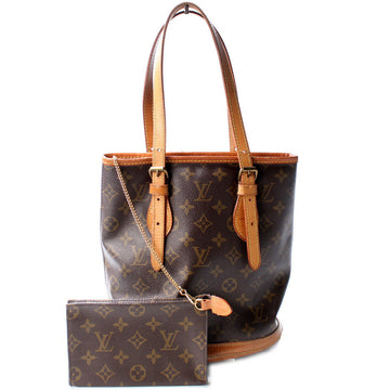 Petit Bucket w/ Pouch Monogram