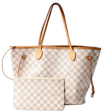 Neverfull W/Wallet MM Damier Azur
