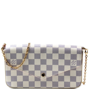 Pochette Felicie Damier Azur