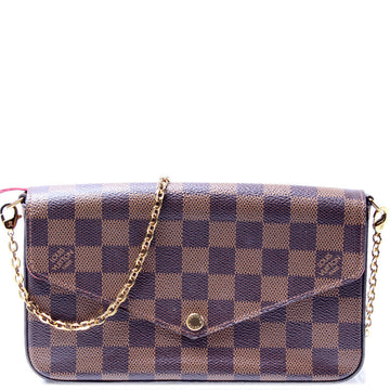 Pochette Felicie Damier Ebene