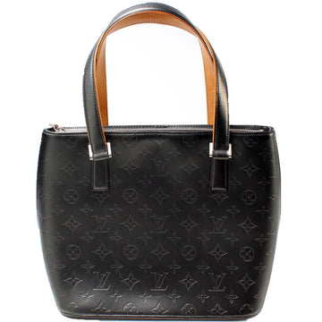 Stockton Monogram Mat Leather