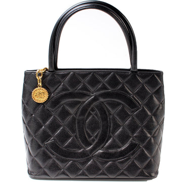 Medallion Tote Caviar