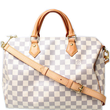 Speedy 30 Bandouliere Damier Azur