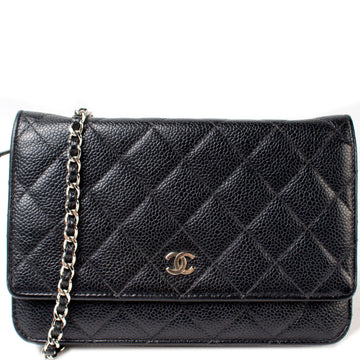WOC Classic Quilted Caviar