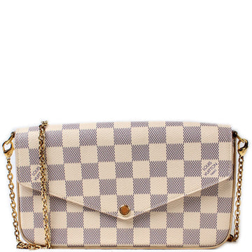 Pochette Felicie Damier Azur