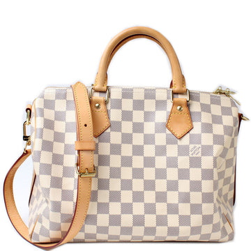 Speedy 30 Bandouliere Damier Azur