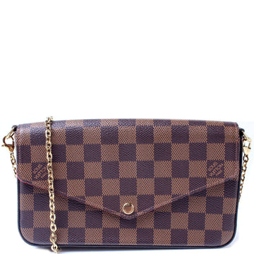 Pochette Felicie Damier Ebene
