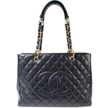 Grand Shopping Tote Caviar 13M
