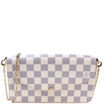 Pochette Felicie Damier Azur