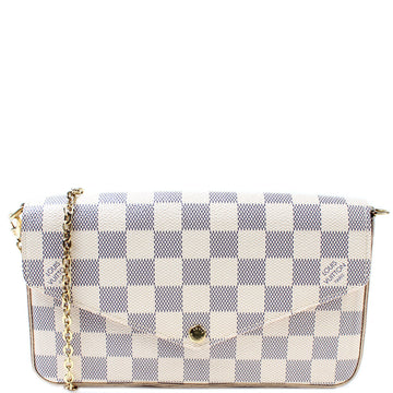 Pochette Felicie Damier Azur