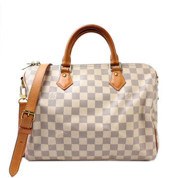 Speedy 30 Bandouliere Damier Azur