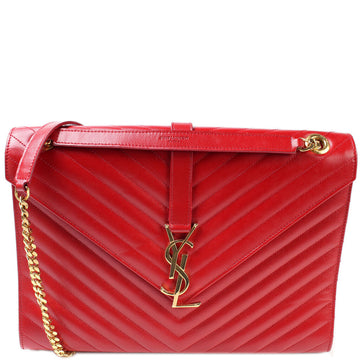 354118 Monogramme Chevron Satchel