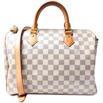 Speedy 30 Bandouliere Damier Azur