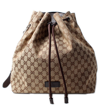 449175 GG Canvas Drawstring Backpack