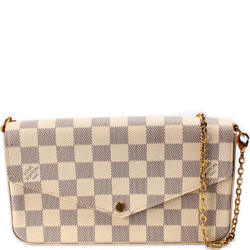 Pochette Felicie Damier Azur