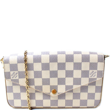Pochette Felicie Damier Azur