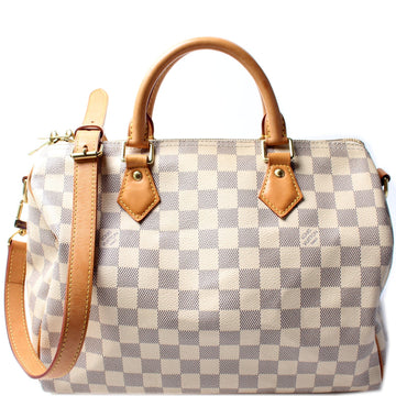 Speedy 30 Bandouliere Damier Azur