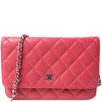 WOC Classic Quilted Caviar 18M