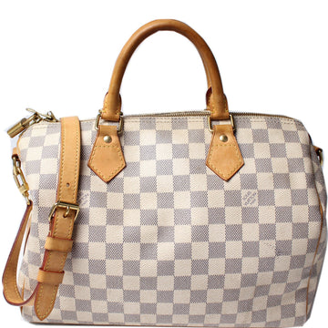 Speedy 30 Bandouliere Damier Azur