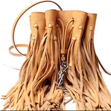 Mini Bourse Fringe Bucket Bag