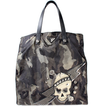 Nylon Skull Tote