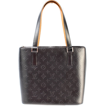 Stockton Monogram Mat Leather