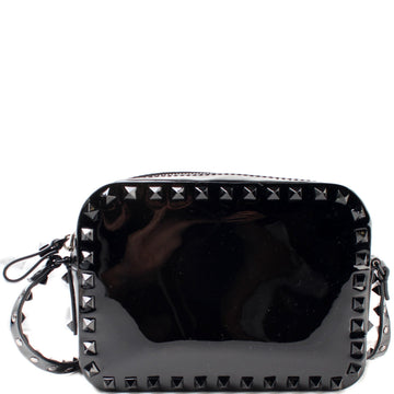 Rockstud Camera Bag Patent Leather