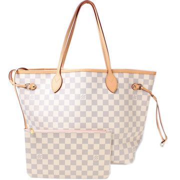 Neverfull With Wallet MM Damier Azur