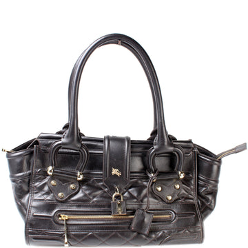 Manor Satchel Quilted Calfskin Large