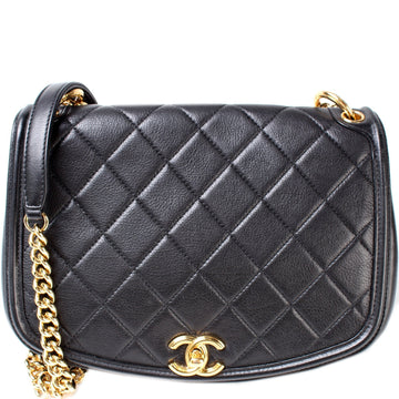 Underline Flap Quilted Calfskin 28M