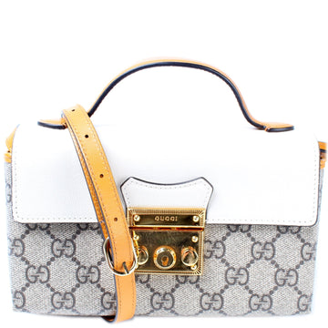 652633 GG Supreme Mini Padlock Bag