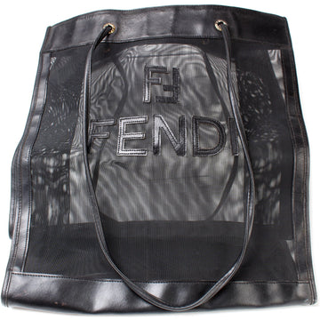 Mesh FF Logo Shopping Tote