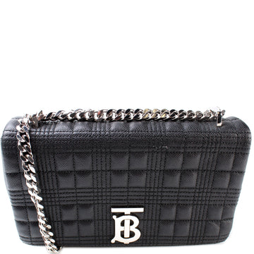 Lola Small Quilted Bag Grainy Calfskin