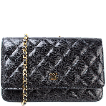 WOC Classic Quilted Caviar 28M