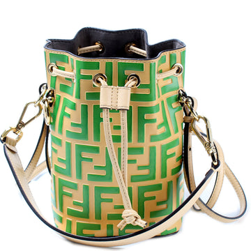 8BS010 Mini Mon Tresor Bucket FF Leather
