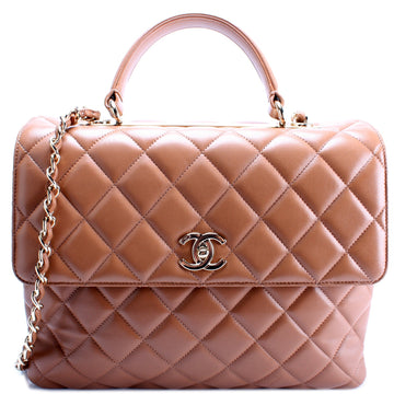 Trendy Top Handle Lambskin 23M
