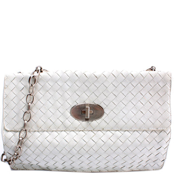 Intrecciato Nappa Flap Bag