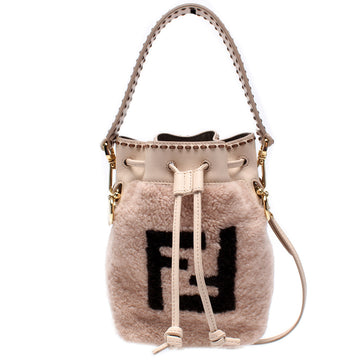 8BS010 Mini Mon Tresor Bucket FF Shearling