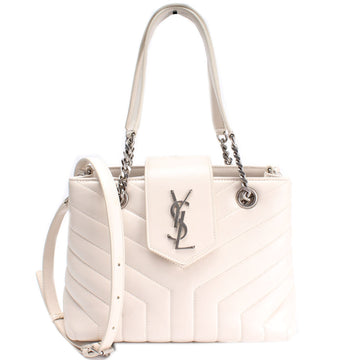 Loulou Small Shopper Y Quilted Leather