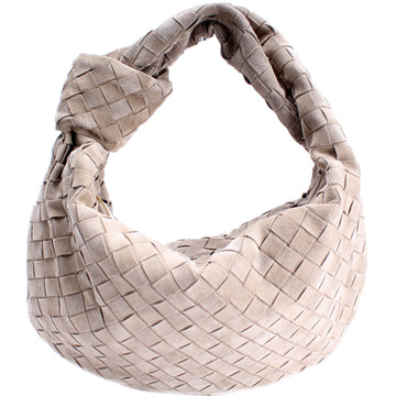 Jodie Small Knot Intrecciato Suede