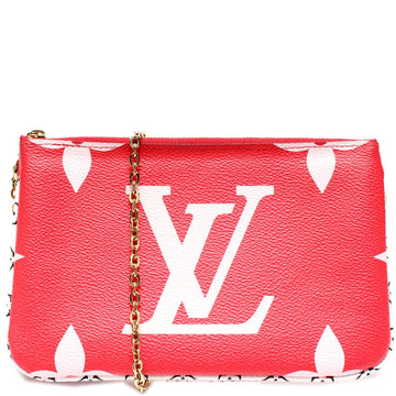 Double Zip Pochette Giant Reverse Monogram